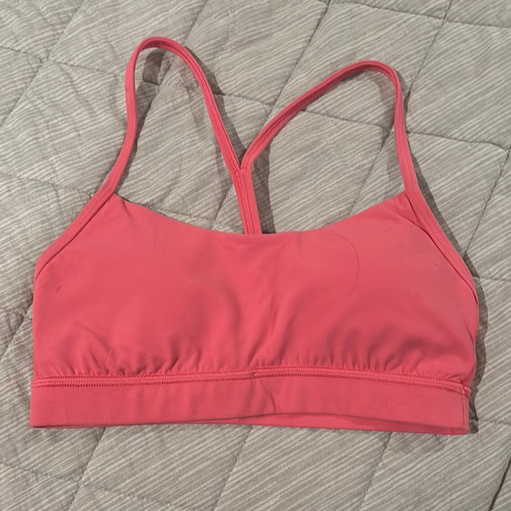Women's Coral Sports Bra